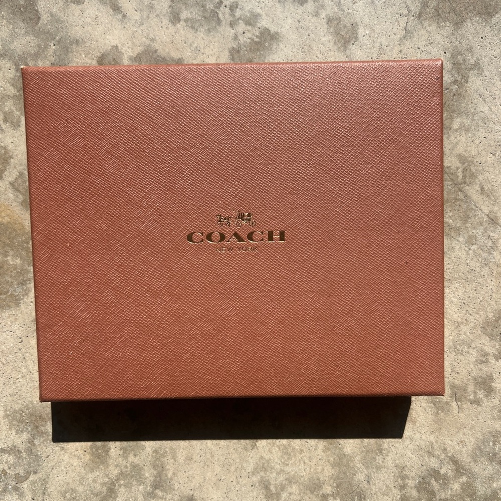 Coach Tan Leather Key Holder - Picture 2 of 3
